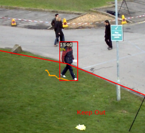 Smart zone violation alert with parameters